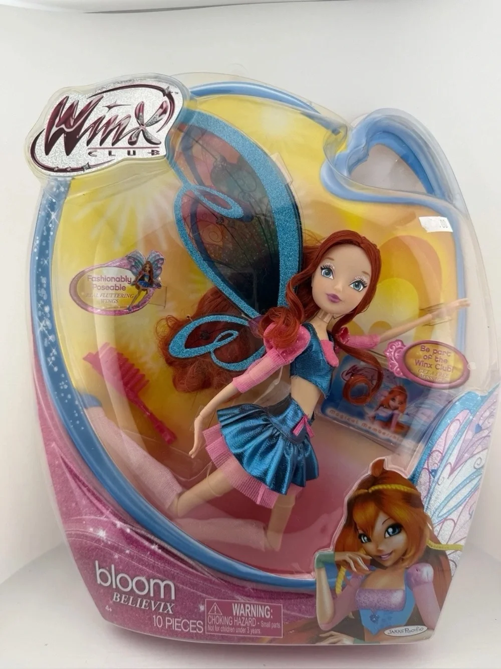 Winx Club Jakks Pacific Believix Bloom Doll 2012 New In Box